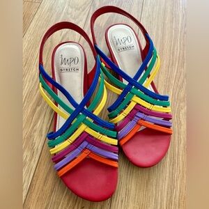 Impo Women's Rainbow Strappy Sandals